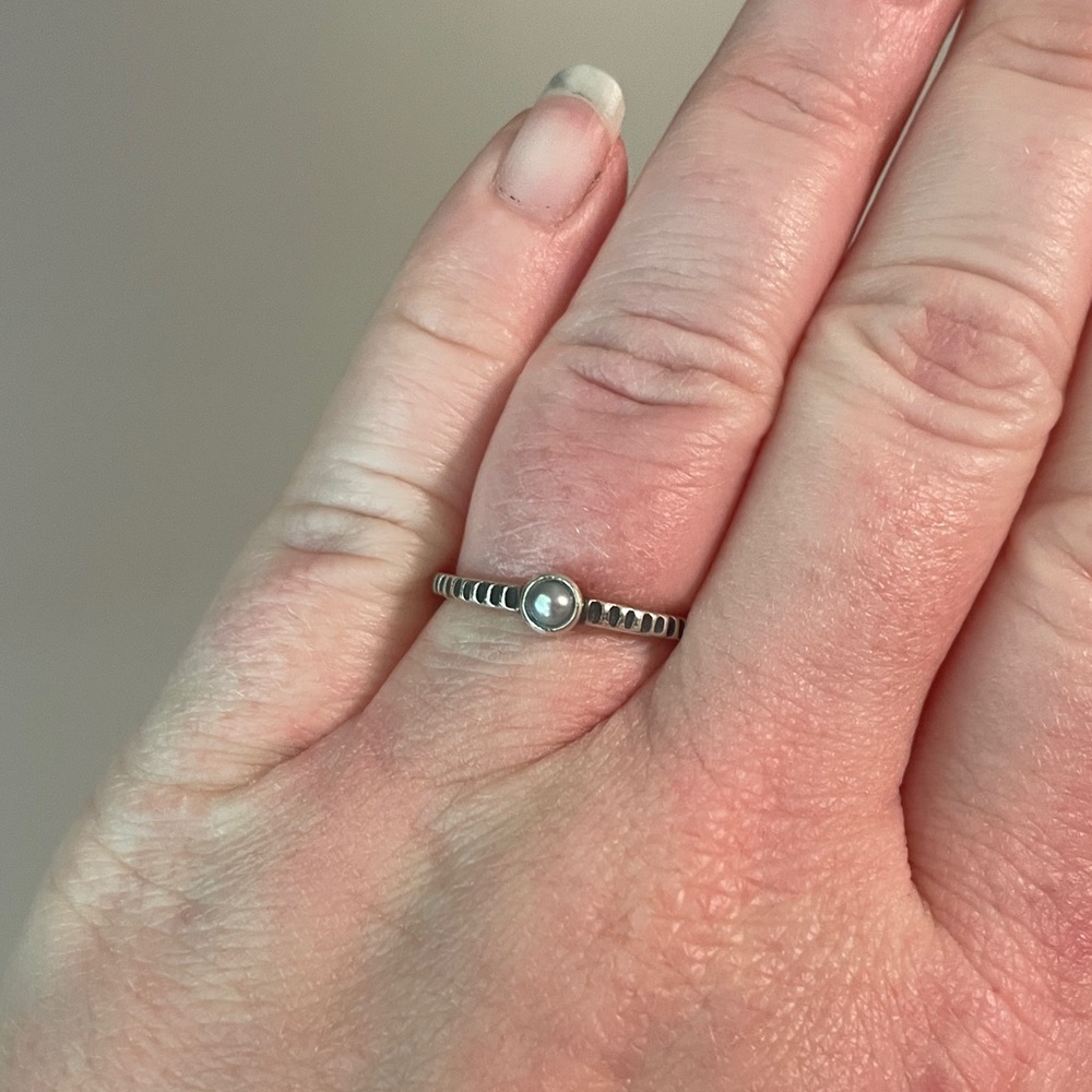 James Avery RETIRED Pearl Ring